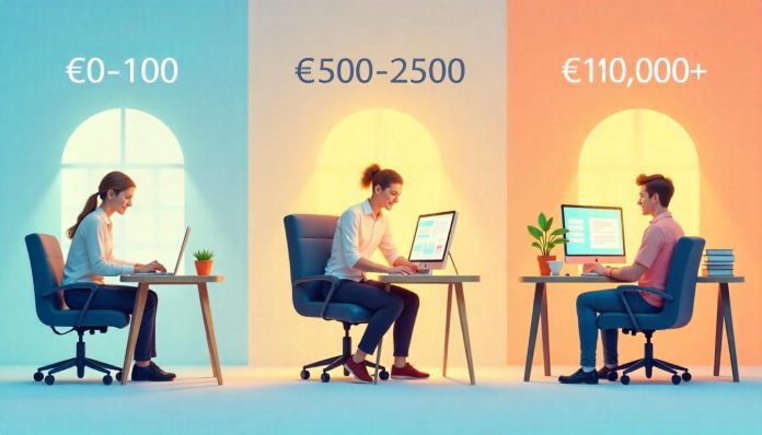 Inkomen van bloggers in Nederland per maand, van starters tot professionele fulltime bloggers.